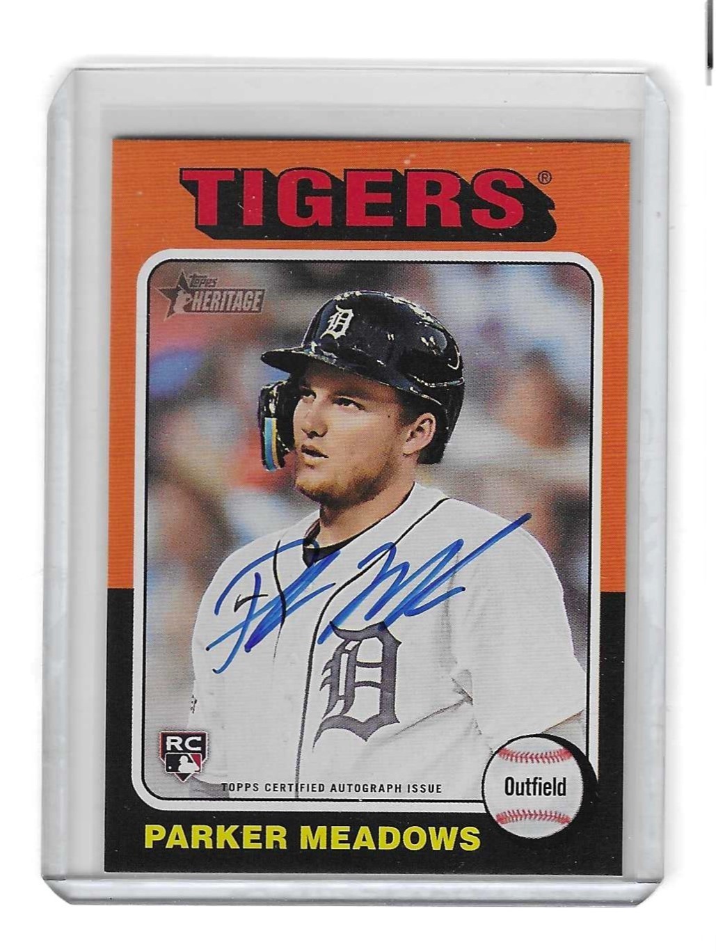 2024 Topps Heritage High Number - Real One Auto #ROA-PM Parker Meadows (RC)