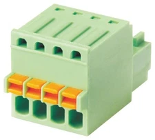 7pc MULTICOMP PRO 'MP010258 Terminal Block, Pluggable, 5Pos, 20Awg; Pitch S