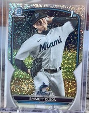2023 Bowman Draft - Chrome Emmett Olson #BDC-10 Sparkle Refractor (RC)
