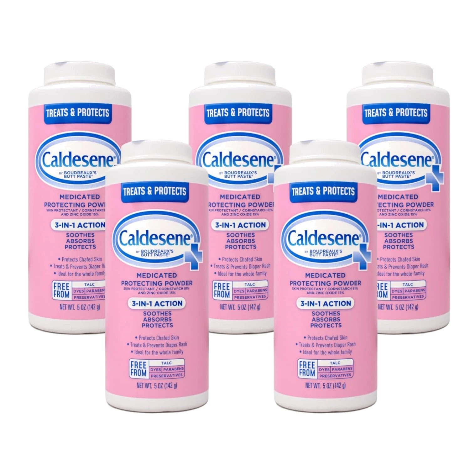 Zinc Oxide Medicated Body Powder 5oz Pack