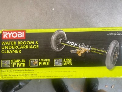 Ryobi RY31211 Pressure Washer Water Broom & Undercarriage Cleaner 3300 PSI New