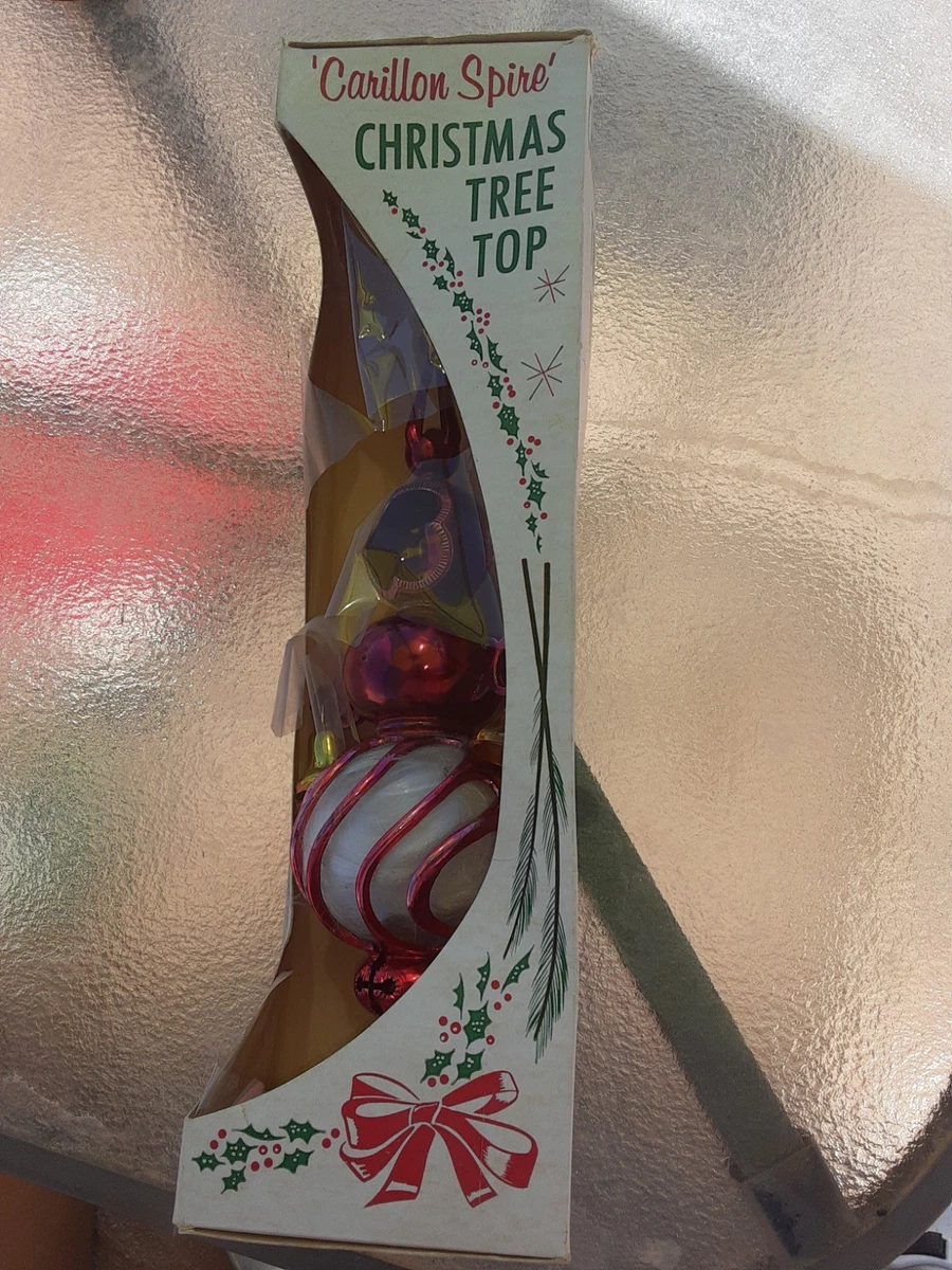 Étoile De Sapin De Noël Bradford Celestial - Dorée - Animée Et Lumineuse - Années 60 - Lot De 2