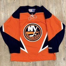 VINTAGE 2000’s New York ISLANDERS Orange Alternate 3rd CCM NHL HOCKEY JERSEY L