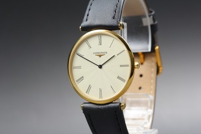 [Near MINT] Longines Grande Classique L4.709.2 33mm Gold Dial Quartz Herrenuhr