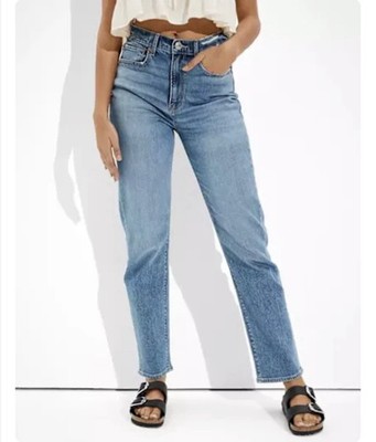 Size 00 American Eagle Highest Rise 90s Boyfriend Jeans Medium Indigo NWT