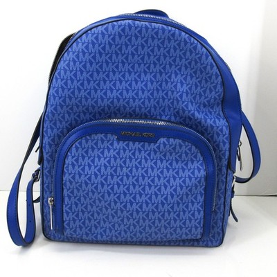 Michael Kors Jaycee Electric Blue Large Backpack AC-2202 T22 Preowned