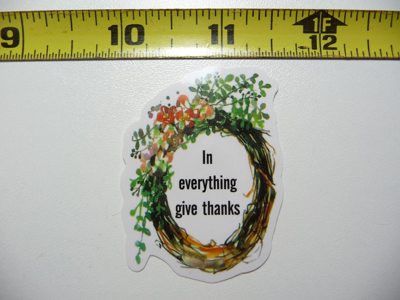 IN EVERYTHING GIVE THANKS Faith Christian Church Decal Sticker for Belief