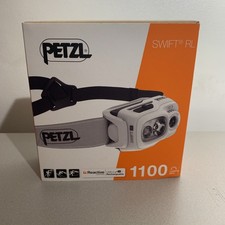 Petzl Updated Swift RL Reactive 1100 Lumens Headtorch - White