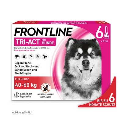 FRONTLINE Tri-Act Lsg.z.Auftropfen f.Hunde 40-60kg 6 St. PZN 16359921