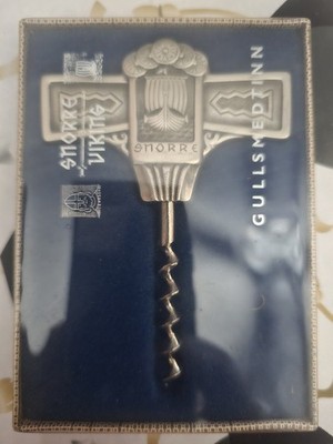 Snorre Viking Gullsmedtinn Corkscrew 
