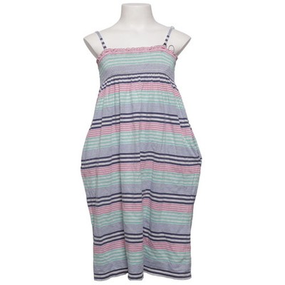 Uniqlo, Kleid, Größe: 140, Blau/Pink/Grün/Mehrfarbig, Baumwolle, Streifen #eZY