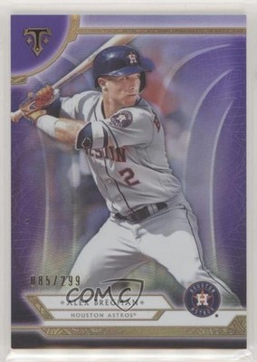 2018 Topps Triple Threads Amethyst 85/299 Alex Bregman #90 6fs