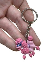 Vintage Poodle KeyChain Wearing Sunglasses Party Favors