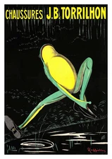 Chaussures J.B.Torrilhon Vintage Advertising Poster Print