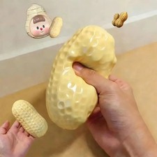 Peanut Stress Ball Squishy Toy Buttery-Soft Feel Fidget Sensory Squeeze