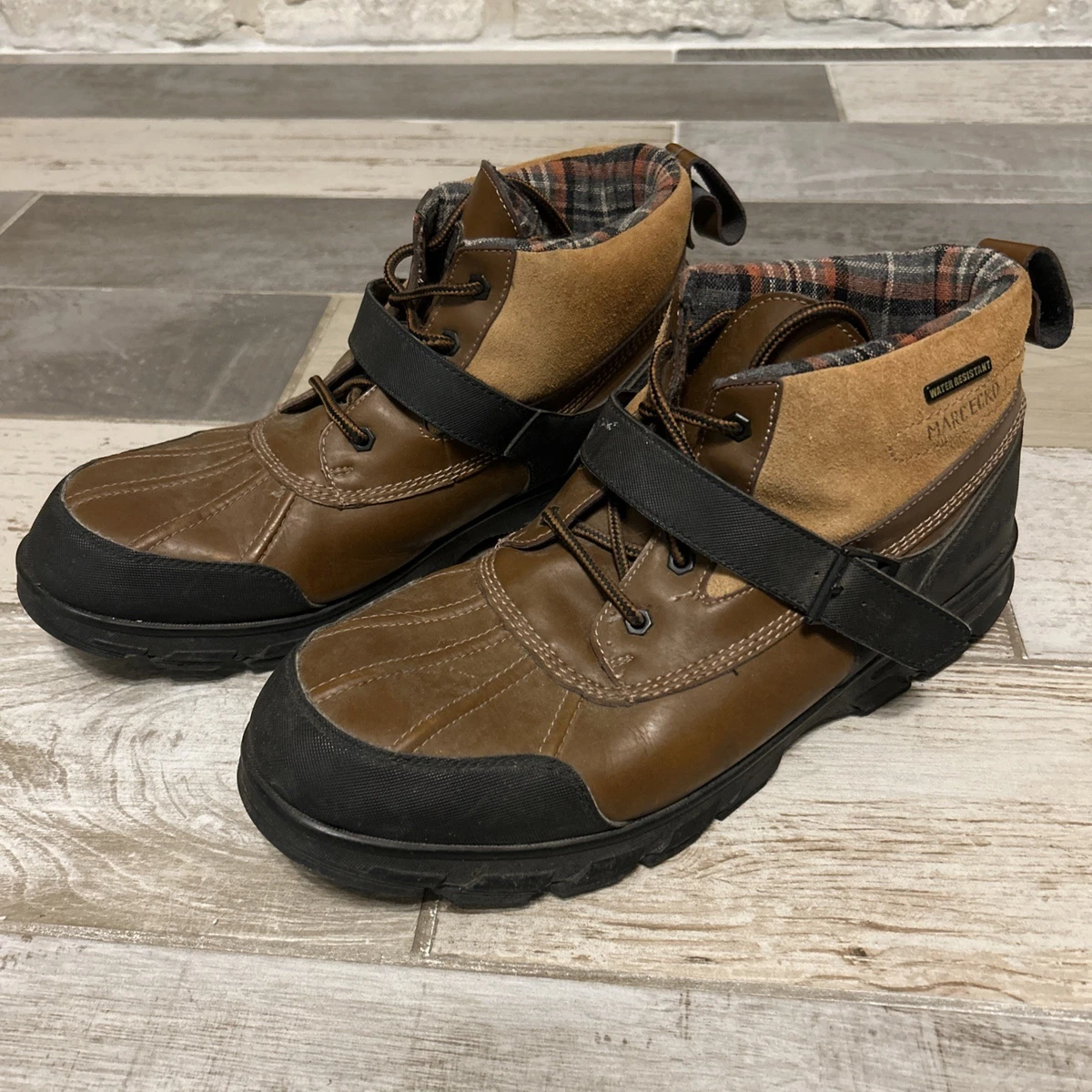 NWT Ecko UNLTD Men’s size 9 Suede Shearling-Lined Ankle Boots - Chestnut buckle Ecko Unltd. Boots for Men for Sale | Shop New & Used Men main image 2