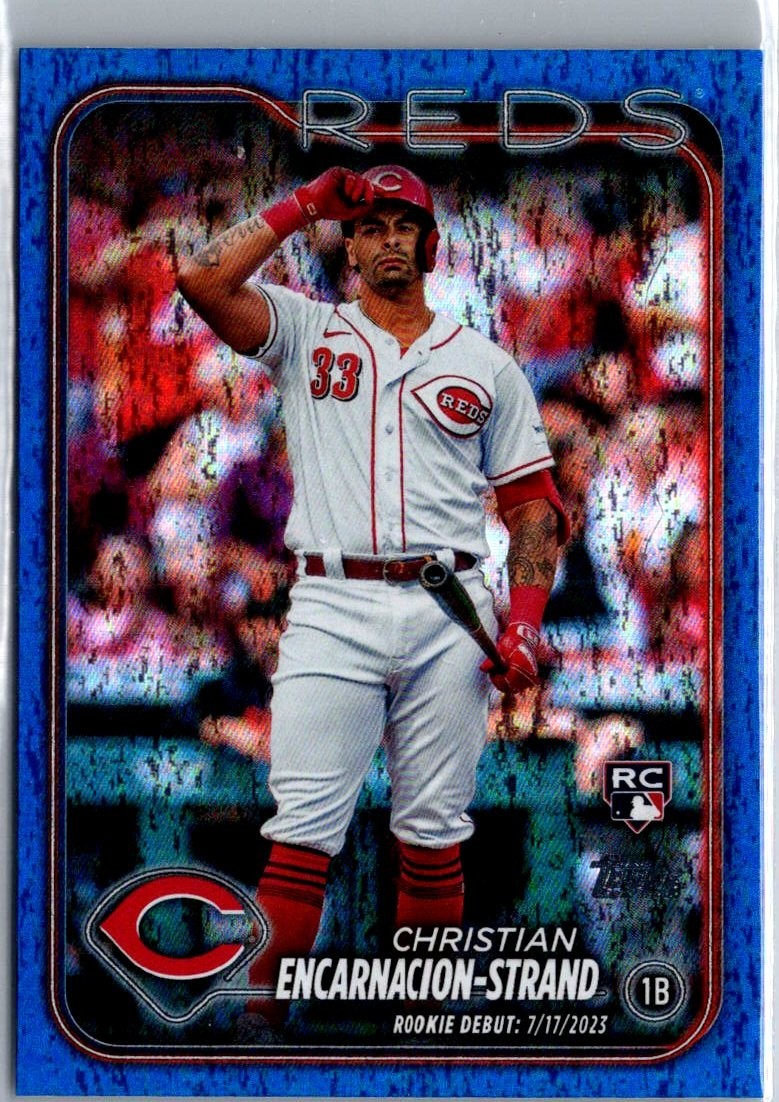 2024 Topps Update Series Rookie Debut Christian Encarnacion-Strand Blue /999 RC