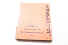 Jacobsen 545413 1966 Master Parts List for Consumer Products