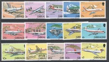 Gibilterra 1982 Definitiva, serie n° 439/53. Cat. € 60 (**)