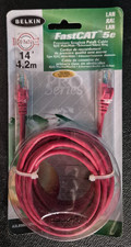 Belkin 14' Fast CAT5e RJ45 M/M Ethernet Cable Lan Network CAT5e Internet 4.3M