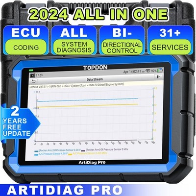 TOPDON AD PRO V1.0 Car Diagnostic Tool Full System Scanner 35+ Services