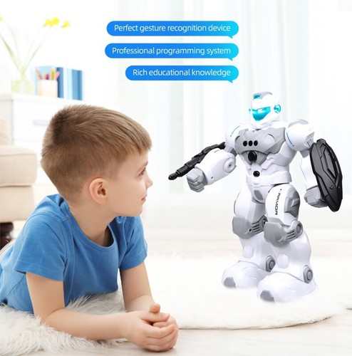 Kids Toy Gift 2.4GHz Remote Control Programmable Robot Intelligent Gesture Robot - Picture 15 of 24