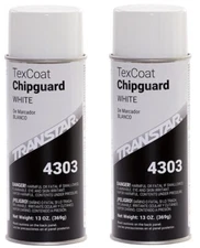 TRANSTAR White Tex Coat Chip Guard, Aerosol TRE-4303 (2 Pack)