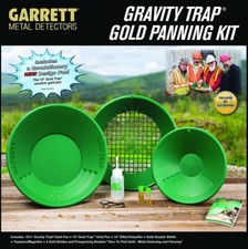 Garrett Gold Panning Kit Complete with Gravity Trap Pan Garrett Gold Panning Kit