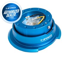 New Nrg Steering Wheel Quick Release Gen 2.8 Blue Body Blue Ring Hub Srk-280bl