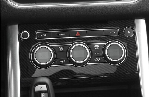 For Range Rover Sport 14-2017 Carbon Fiber Console AC Switch Control Panel Decor - Bild 5 von 6