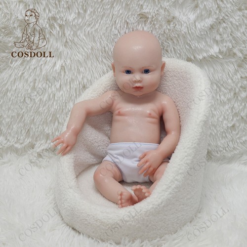 Muñecas bebé renacido realistas de silicona platino COSDOLL 18" hechas a mano - Imagen 9 de 10