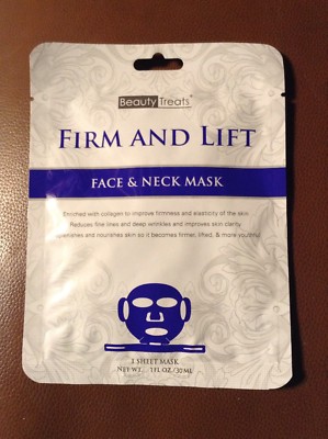 Beauty Treats Firm and Lift Face and Neck Mask