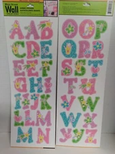 Alphabet Letter Children Wall Wallies REMOVEABLE WALL DECOR
