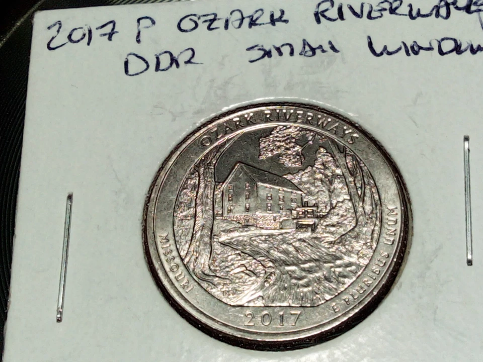 Mint Error Coin 2017 p Ozark Riverways DDR Small Window - Image 2 of 4