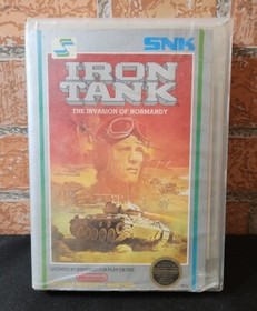 Vintage 1988 Nintendo NES Iron Tank Video Game Tested Working W/ Original Case