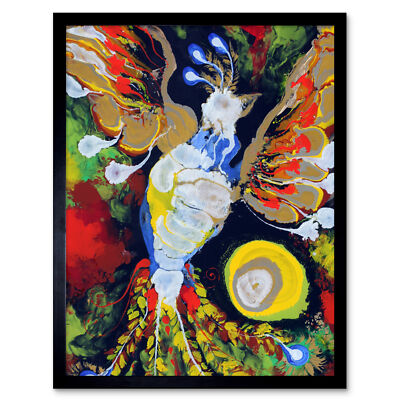 Fenix Phoenix von Josignacio Kunstplakat Gerahmter Druck 30x40 cm