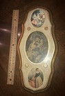 Vintage Gold Gilt Italian Florentine Tole Wood Courting Couple Wall Plaque — photo 8