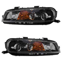 Scheinwerfer Set Links & Rechts H7/H7/H3 Mit Nebelscheinwerfer FüR Fiat Punto