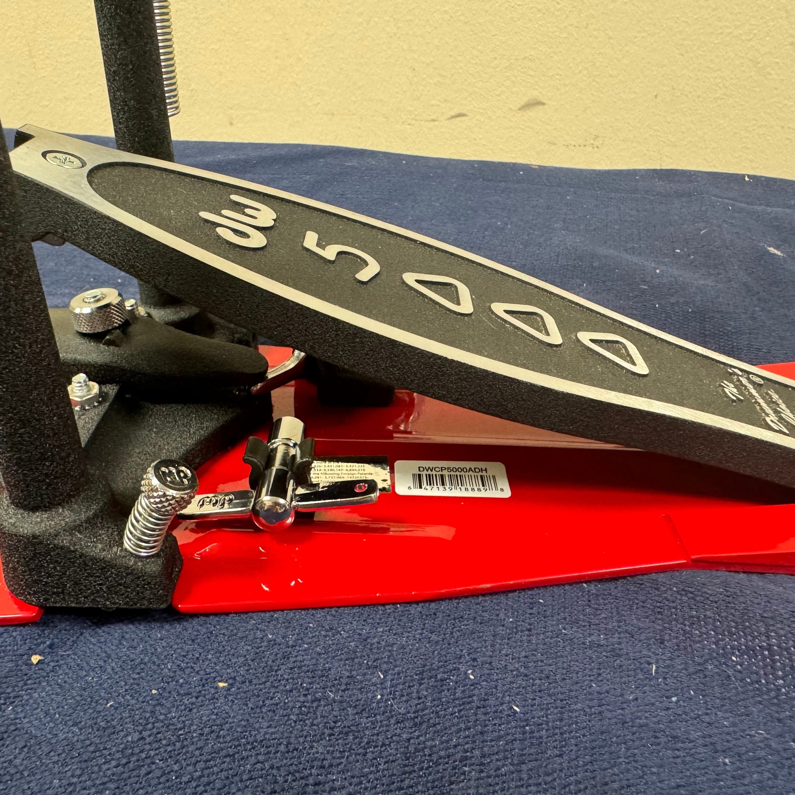 DW 5000ADH HeelLess Bass Kick Drum Single Pedal w Bag eBay