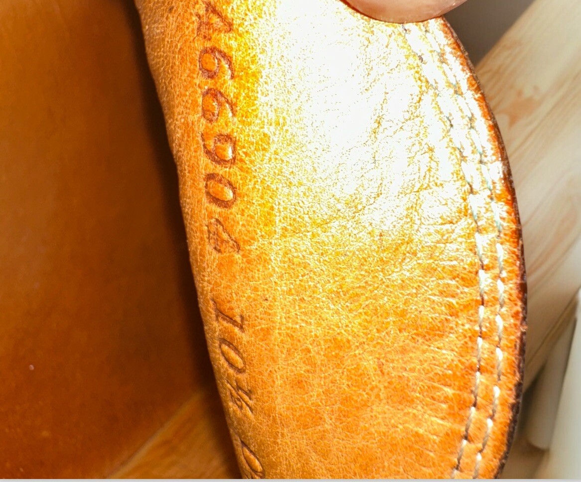 Gucci Moccasin Loafers GG Guccissima Leather Left  Sz US 10 1/2 Amputee 466904 Gucci Moccasin Loafers GG Guccissima Leather Left Sz US 10 1  main image 3