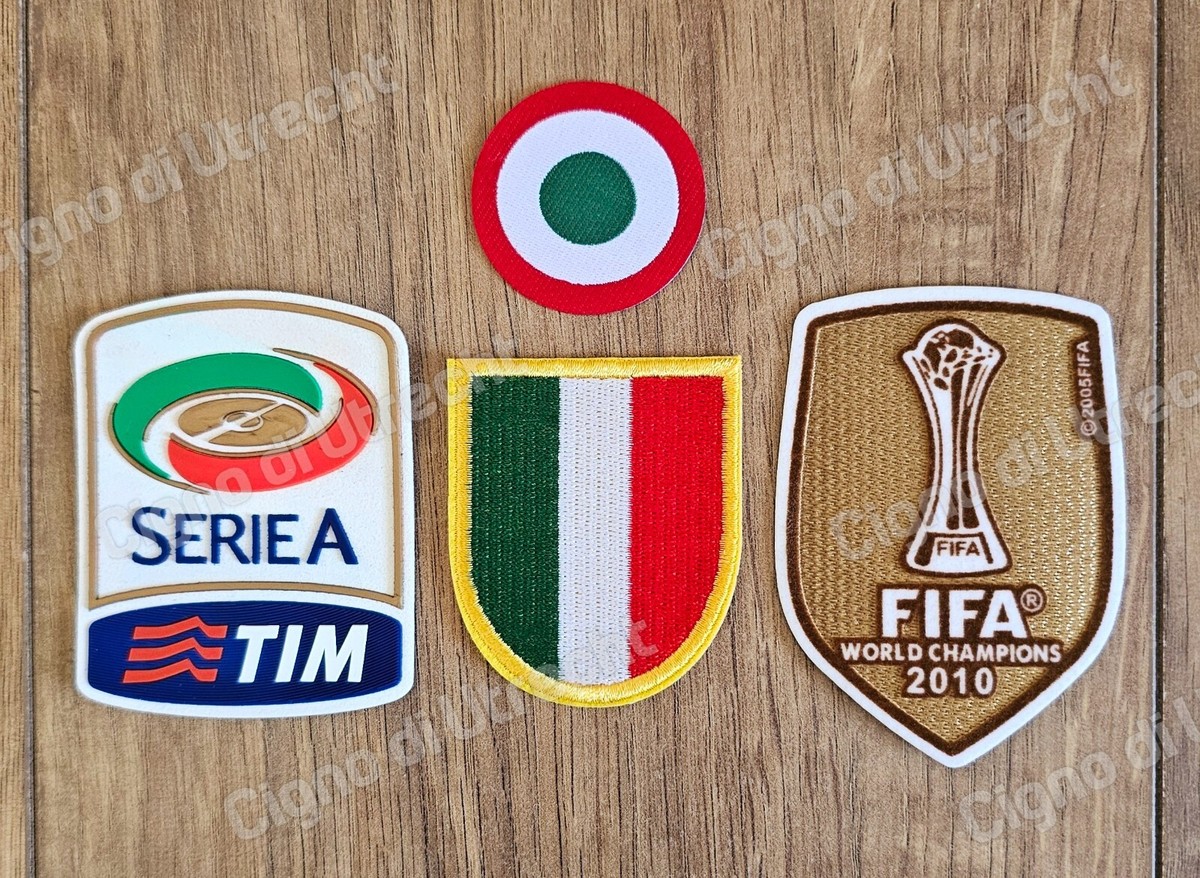 Serie A Scudetto Inter Milan Silicon Iron On Player Size Patch