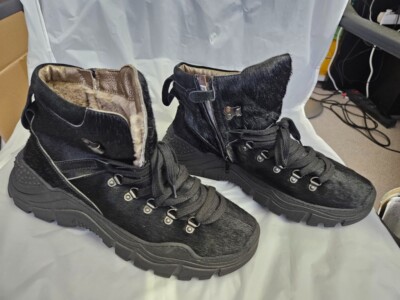 Damen Schuhe Salamander Stiefel Lammfell Salamander Echt Fell