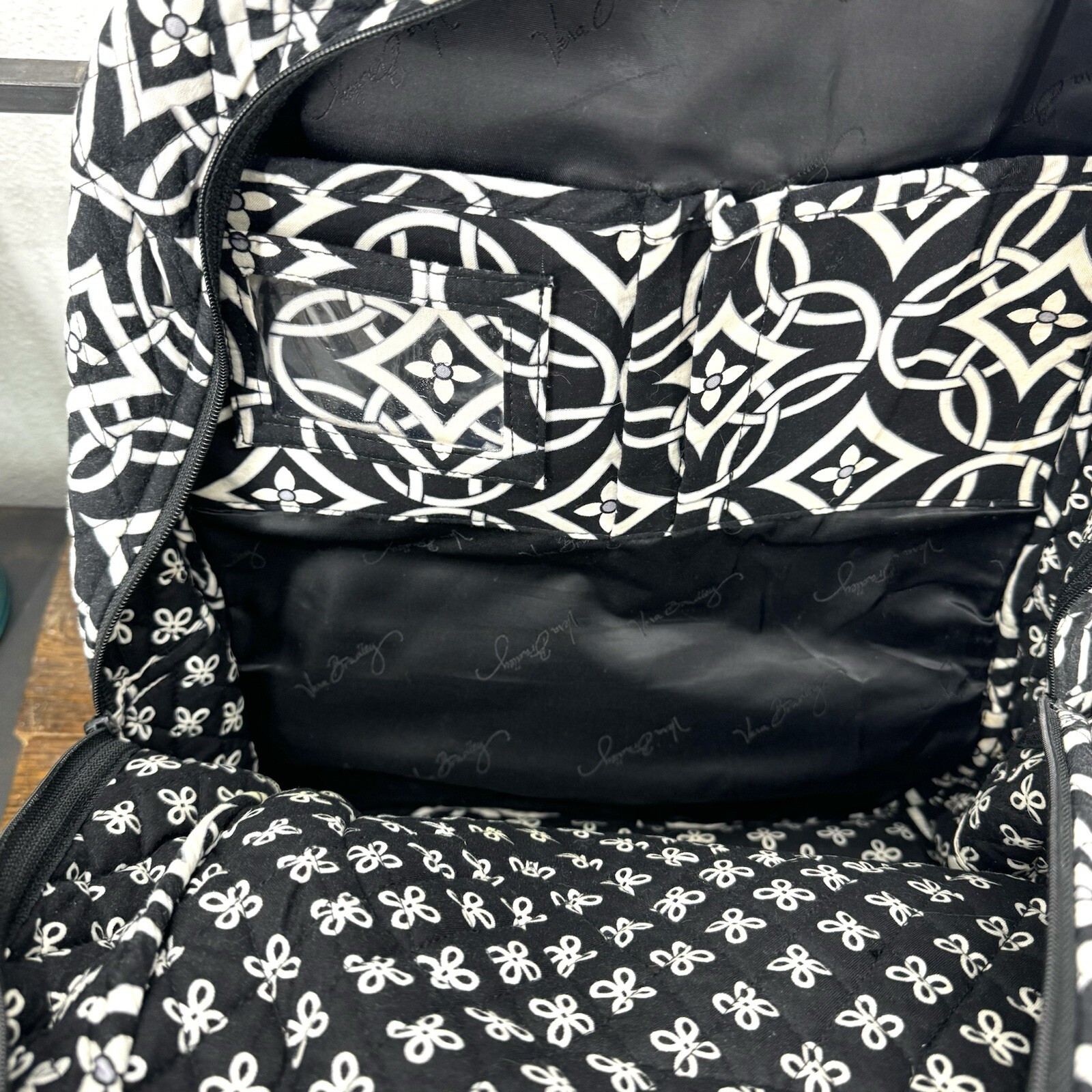 Vera Bradley  Tech backpack Concerto pattern Blac… - image 9