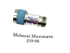 Midwest Microwave 219-06 Coaxial Fixed Attenuator, DC to 18 GHz, 6dB