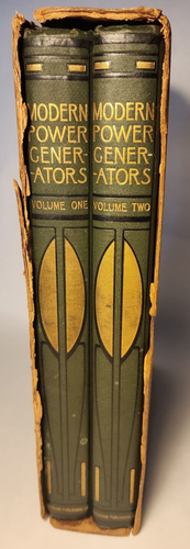 1908 MODERN POWER GENERATORS 11 MOVABLES, ELECT AUTOS, TALWIN MORRIS FINE SET