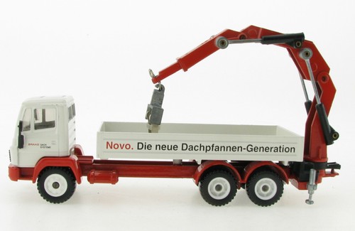 SIKU 2920 Mercedes LN 2 LKW mit Ladekran und Ladegut BRAAS Novo Werbemodell 1:55 - Picture 4 of 10