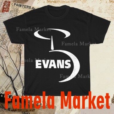 Evans Drumheads Logo TEE T-Shirt Funny American Size S to 5XL T-Shirt