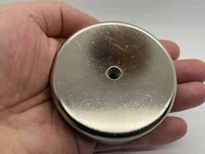 PARROTSOL Super Strong Big 80mm Round Encased Potted Magnet with M8 Threaded Mounting