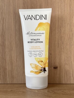 (84,95 /L) Vandini Vitality Body Lotion Körpercreme Vanille & Macadamia 200ml