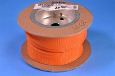 Techflex 20' FLEXO PET Expandable Braided Sleeving, Orange 1-1/4" Conduit Electr